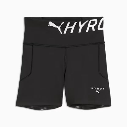 W PUMA x HYROX PWRMODE 4" SHORT TIGHTS Puma Black