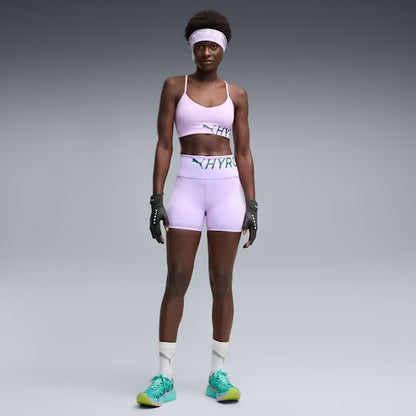 W PUMA x HYROX PWRMODE 4" SHORT TIGHTS Light Lavender