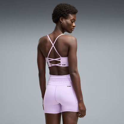 W PUMA X HYROX STRAPPY PWRMODE BRA Light Lavender