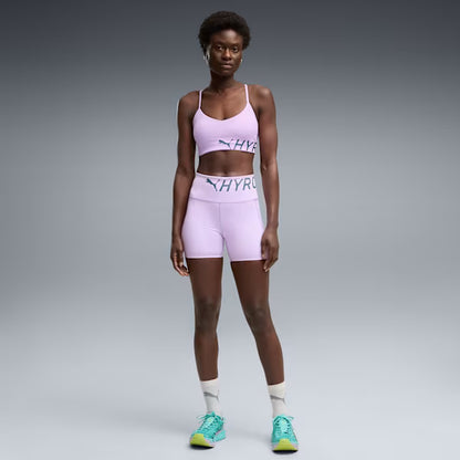 W PUMA X HYROX STRAPPY PWRMODE BRA Light Lavender