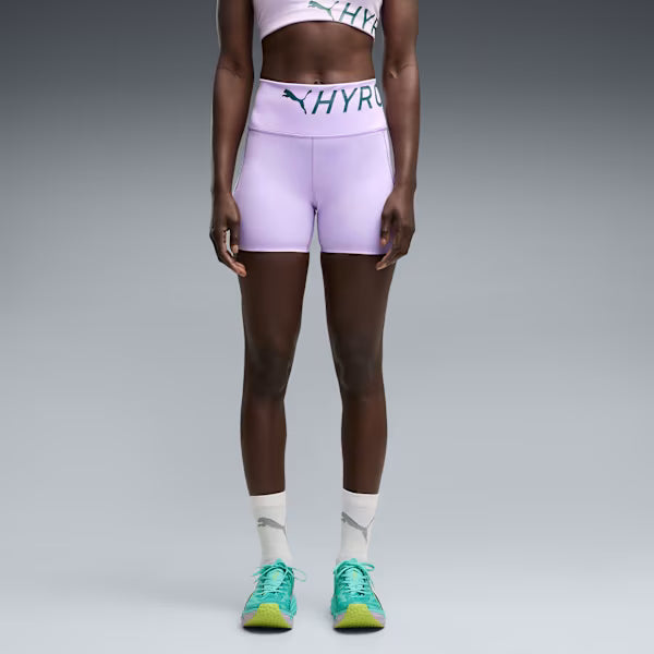 W PUMA x HYROX PWRMODE 4" SHORT TIGHTS Light Lavender