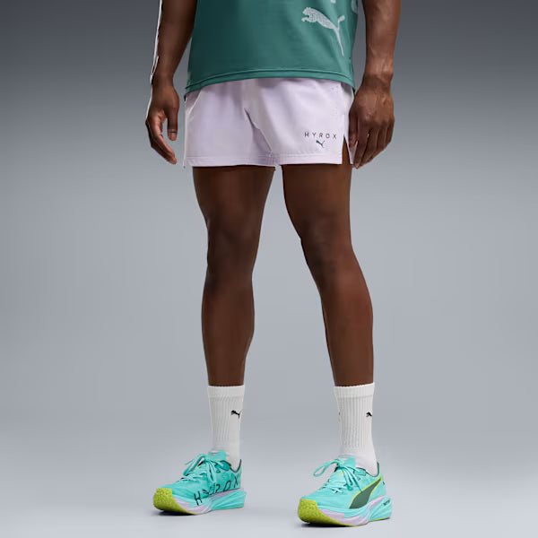 M PUMA X HYROX PWRMODE 5" SHORTS Light Lavender