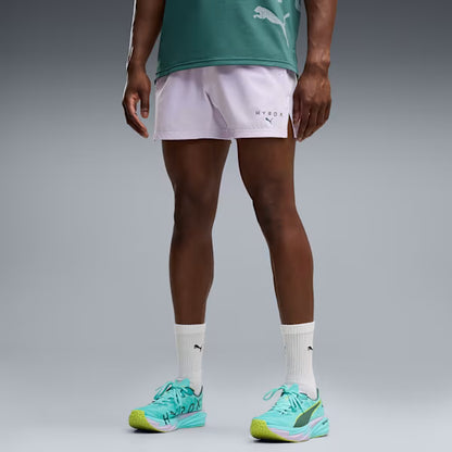 M PUMA X HYROX PWRMODE 5" SHORTS Light Lavender