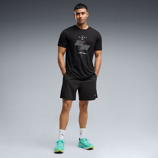 M PUMA x HYROX 7" PWRTRAIN SHORTS PUMA Black