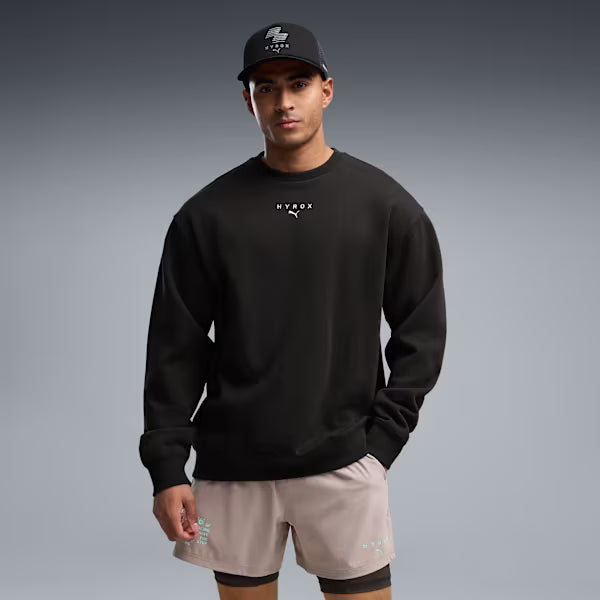 M PUMA X HYROX HEAVYWEIGHT CREWNECK PUMA Black