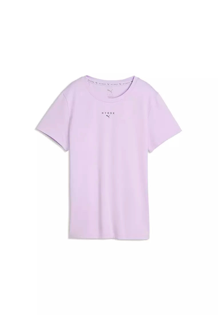 W PUMA X HYROX POLY GRAPHIC TEE Light Lavender