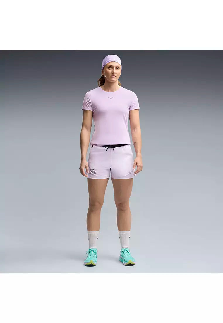 W PUMA X HYROX POLY GRAPHIC TEE Light Lavender